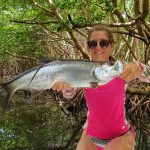 Pêche baby tarpon Guadeloupe
